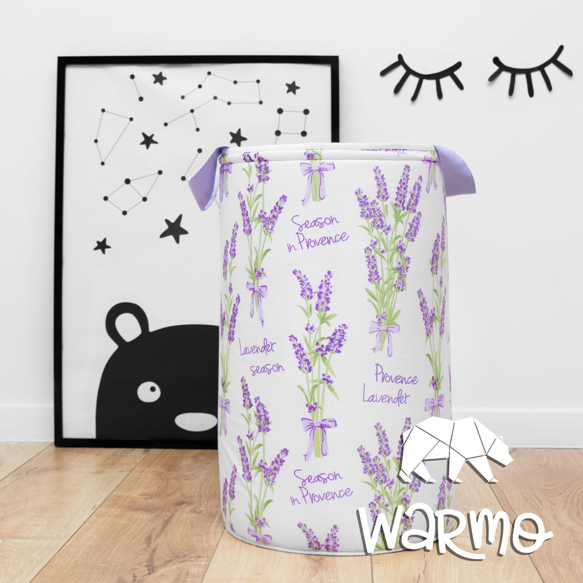 

Корзина для игрушек Warmo Цветы лаванды ()