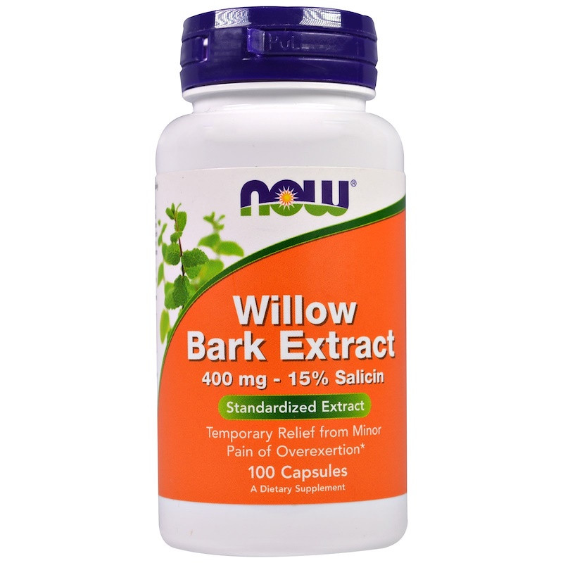 

Витамины и минералы Now Foods Willow Bark Extract 400 мг 100 кап (444945)