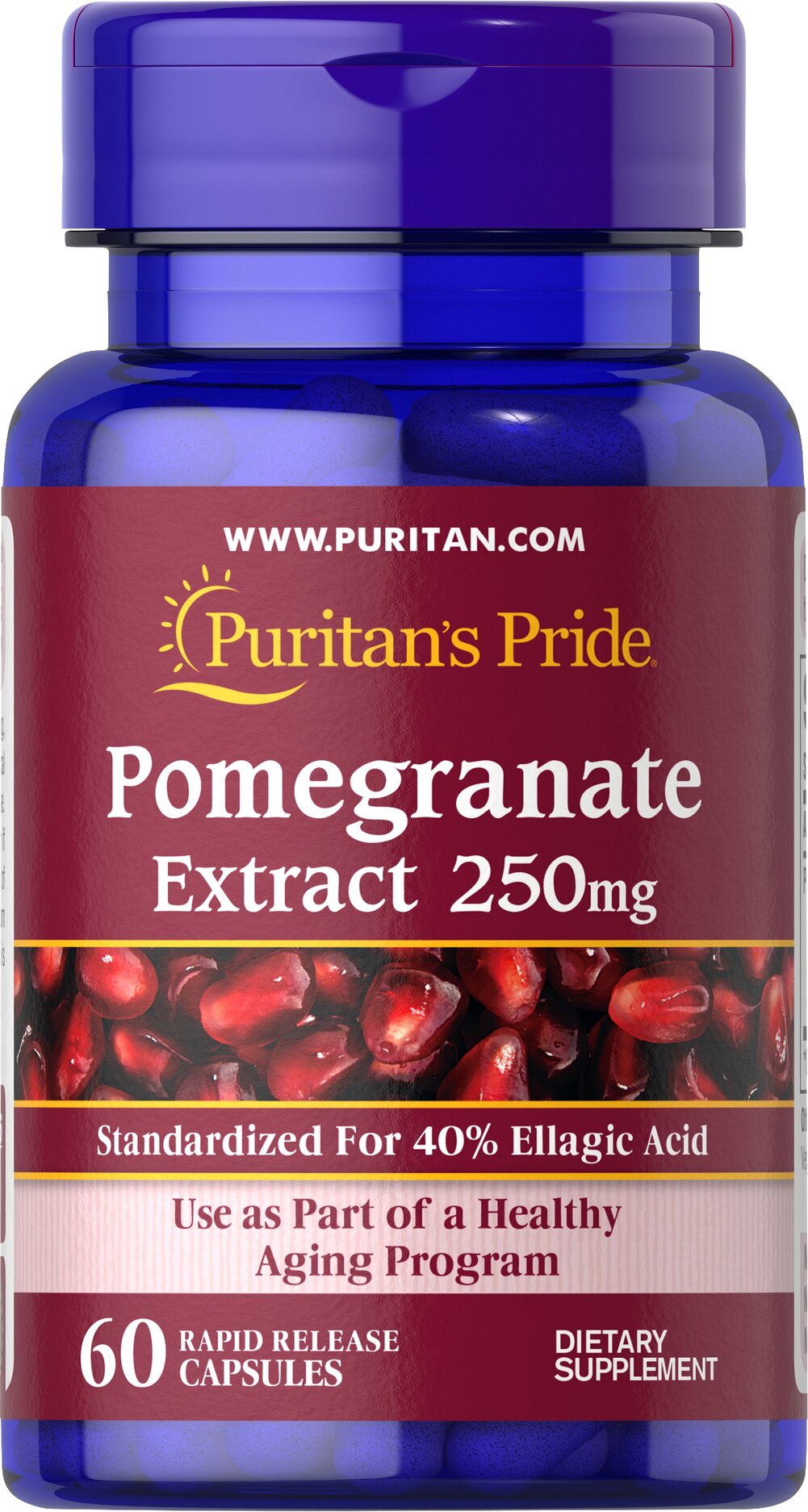 

Витамины и минералы Puritans Pride Pomegranate Extract (250 мг) 60 капсул (445135)