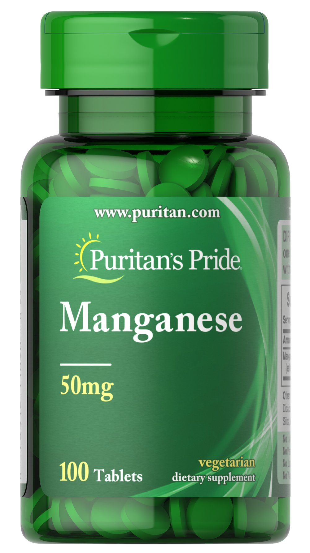 

Витамины и минералы Puritans Pride Manganese 50 мг 100 таблеток (445087)