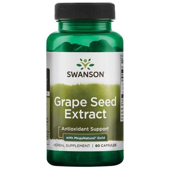 

Витамины и минералы Swanson Grape Seed Extract with Mega Natural Gold 60 капсул (445361)