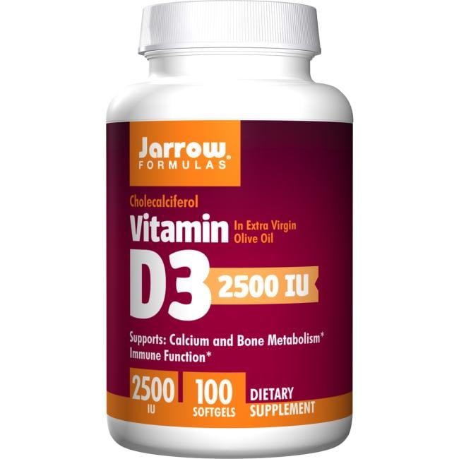 

Витамины и минералы Jarrow Formulas Vitamin D3 25 мкг 100 капсул (444846)