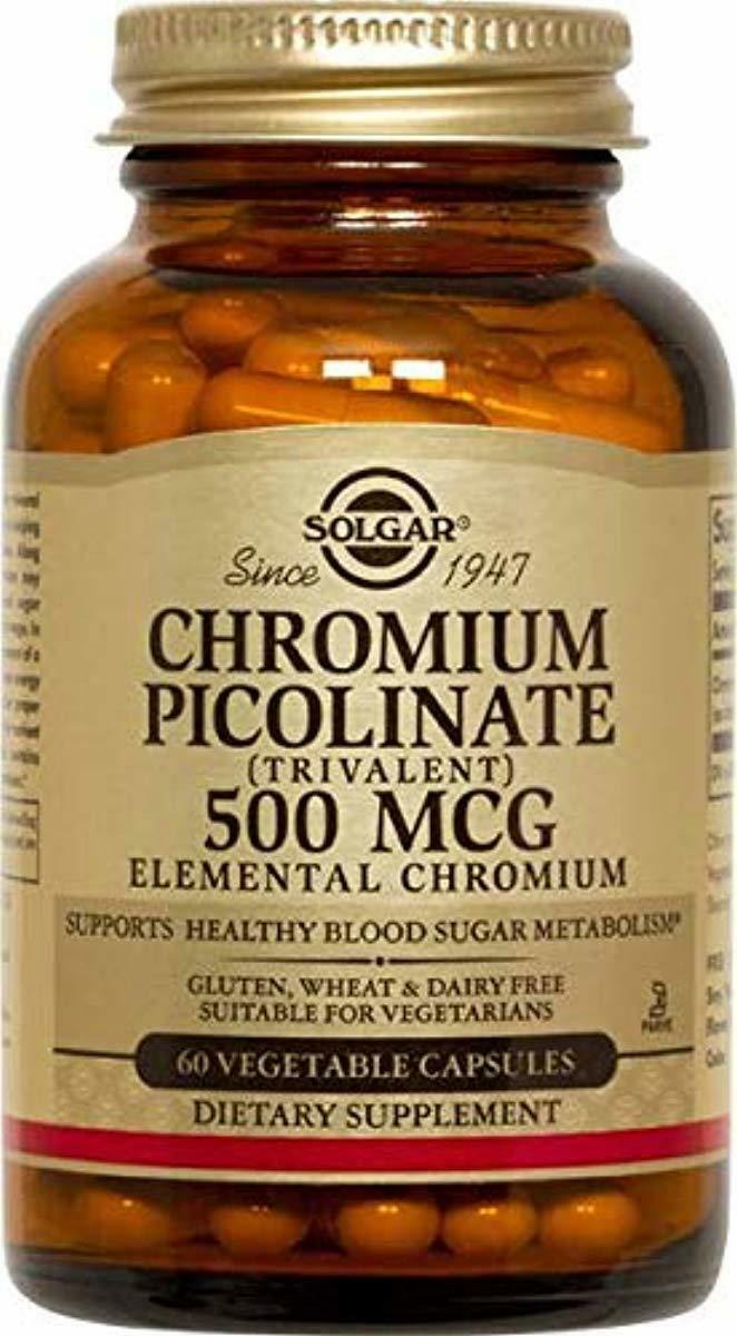 

Витамины и минералы Solgar Chromium Picolinate 500 мкг 60 капсул (445271)