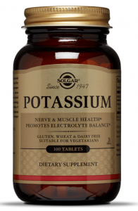 

Витамины и минералы Solgar Potassium 100 таблеток (445292)