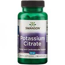 

Витамины и минералы Swanson Ultra Potassium Citrate 99 мг 120 капсул (445403)
