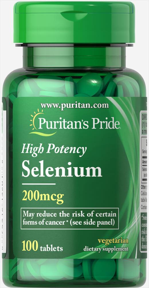 

Витамины и минералы Puritans Pride Absorbable Selenium 200 мкг 200 гель. капсул (445017)