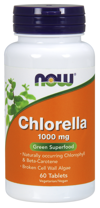 

Витамины и минералы Now Foods Chlorella 1.000 мг 60 таблеток (444892)