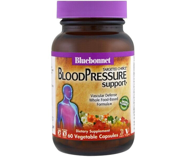 

Комплекс для нормализации кровяного давления Bluebonnet Nutrition Blood pressure support Targeted Choice 60 капсул (445870)