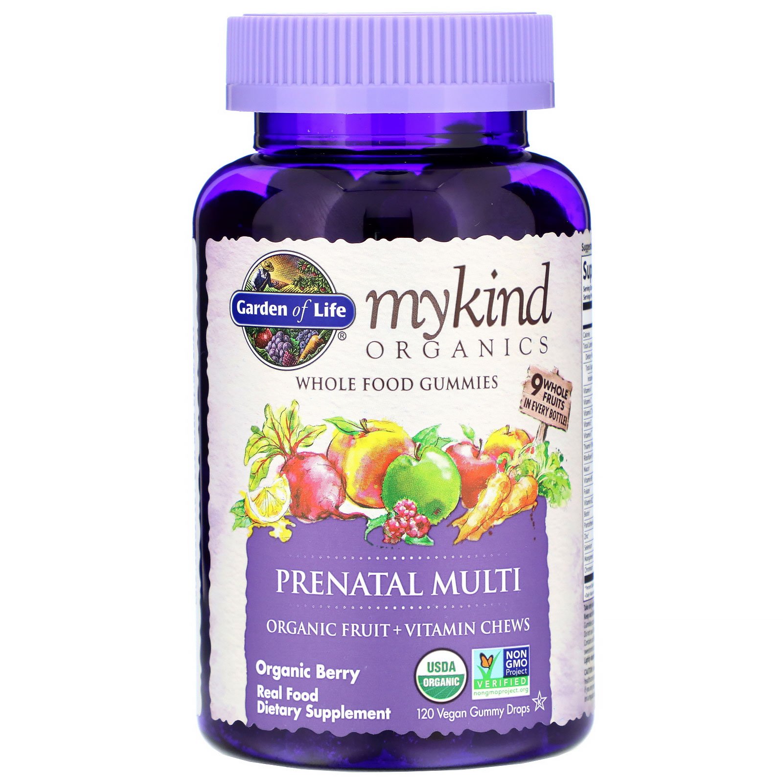 

Витамины и минералы Garden of Life mykind Organics Prenatal Vitamins 120 таблеток (444807)