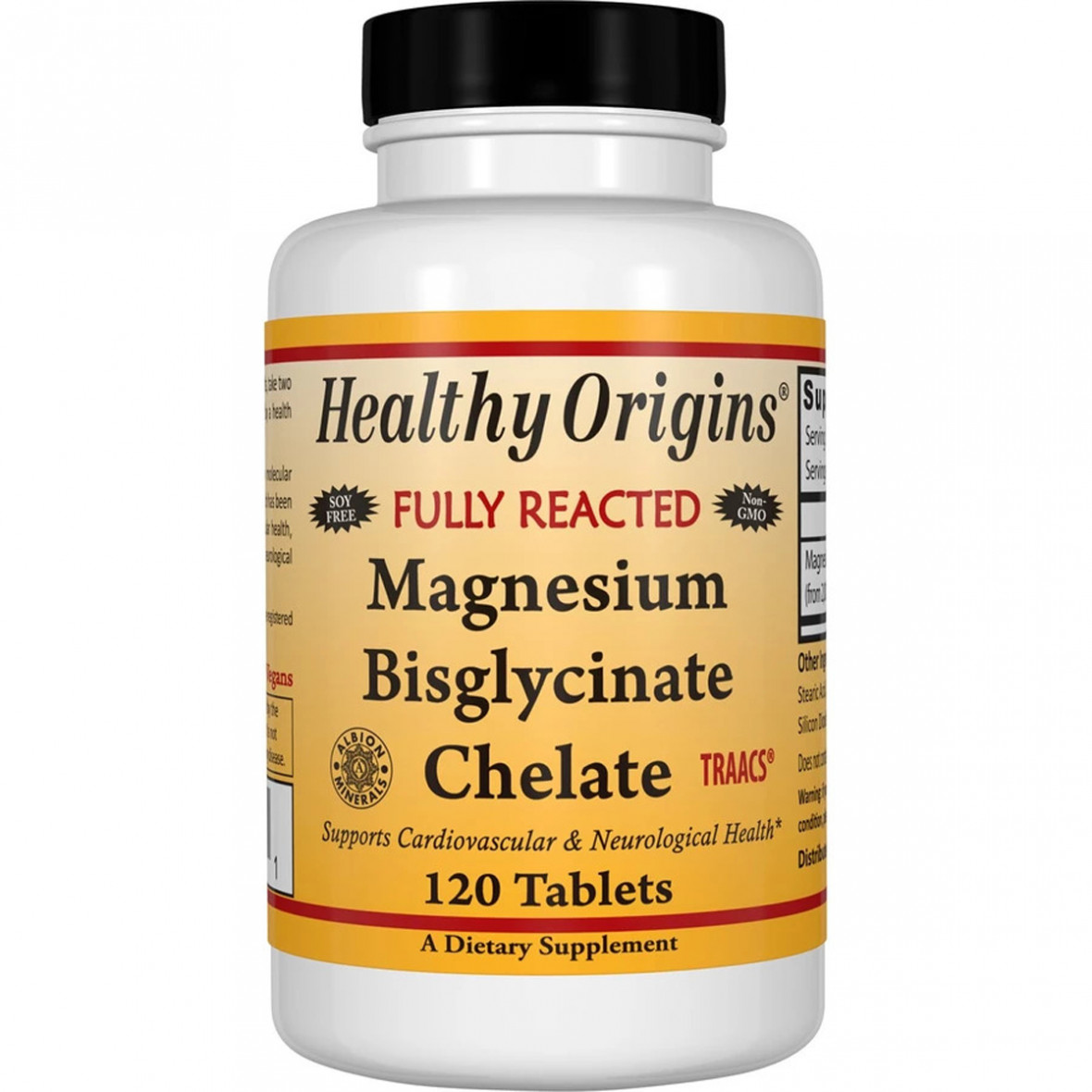 

Магний Бисглицинат Healthy Origins Magnesium Bisglycinate Chelate 200 мг 120 таблеток (446151)