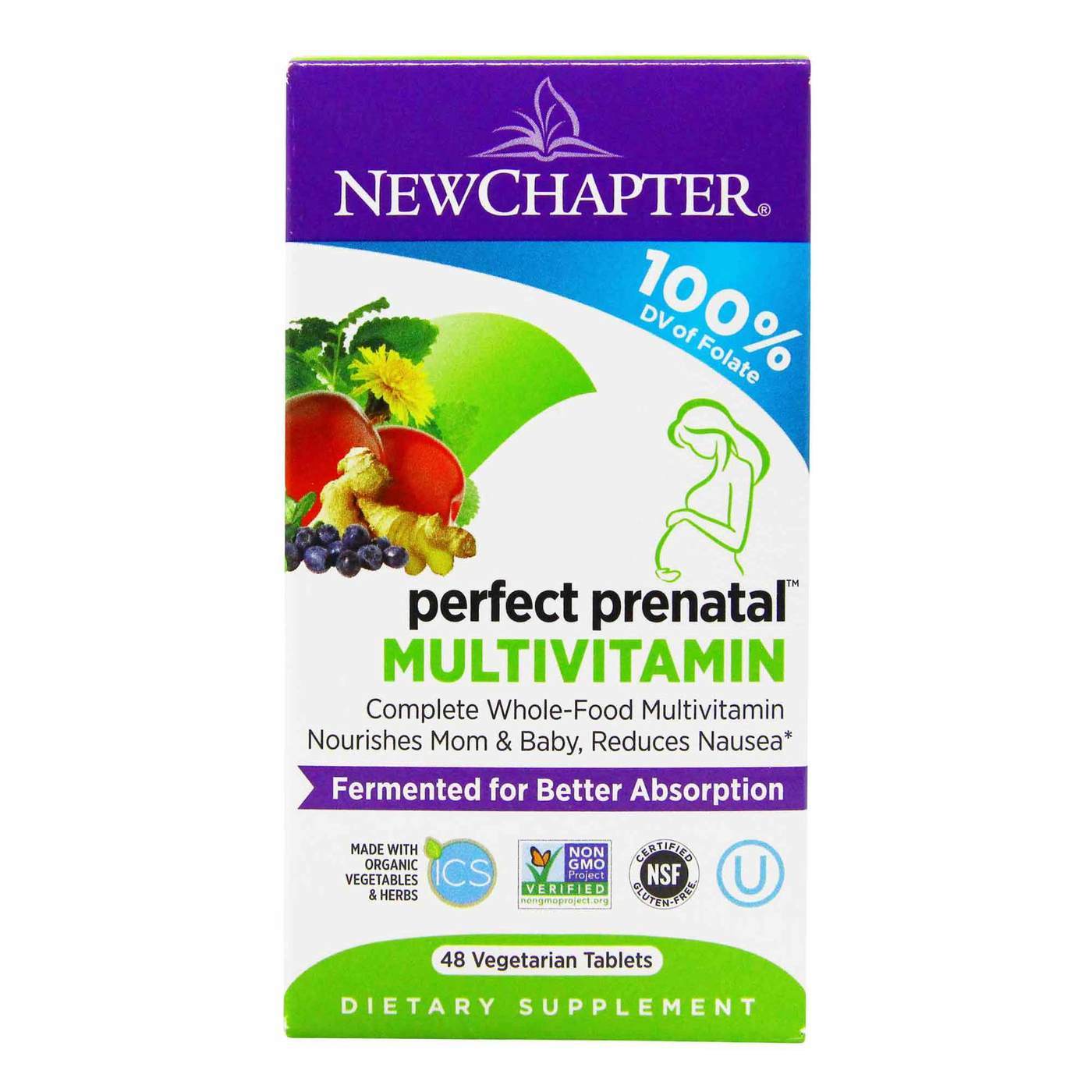 

МультиВитамины и минералы для Беременных New Chapter Perfect Prenatal 48 таблеток (446184)