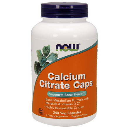 

Кальций Now Foods Calcium Citrate капсул 240 вег. капсул (445802)