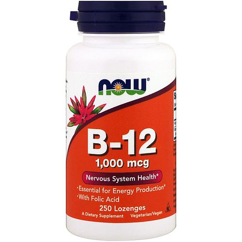 

Витамины и минералы Now Foods B-12 (1000 mcg) 250 капсул (444615)