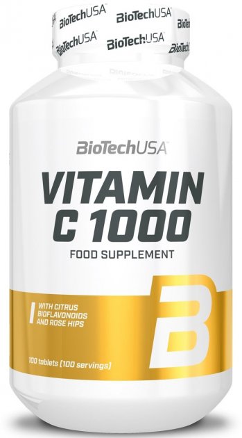 

Витамины и минералы Biotech Vitamin C 1000 мг 100 таблеток (444719)