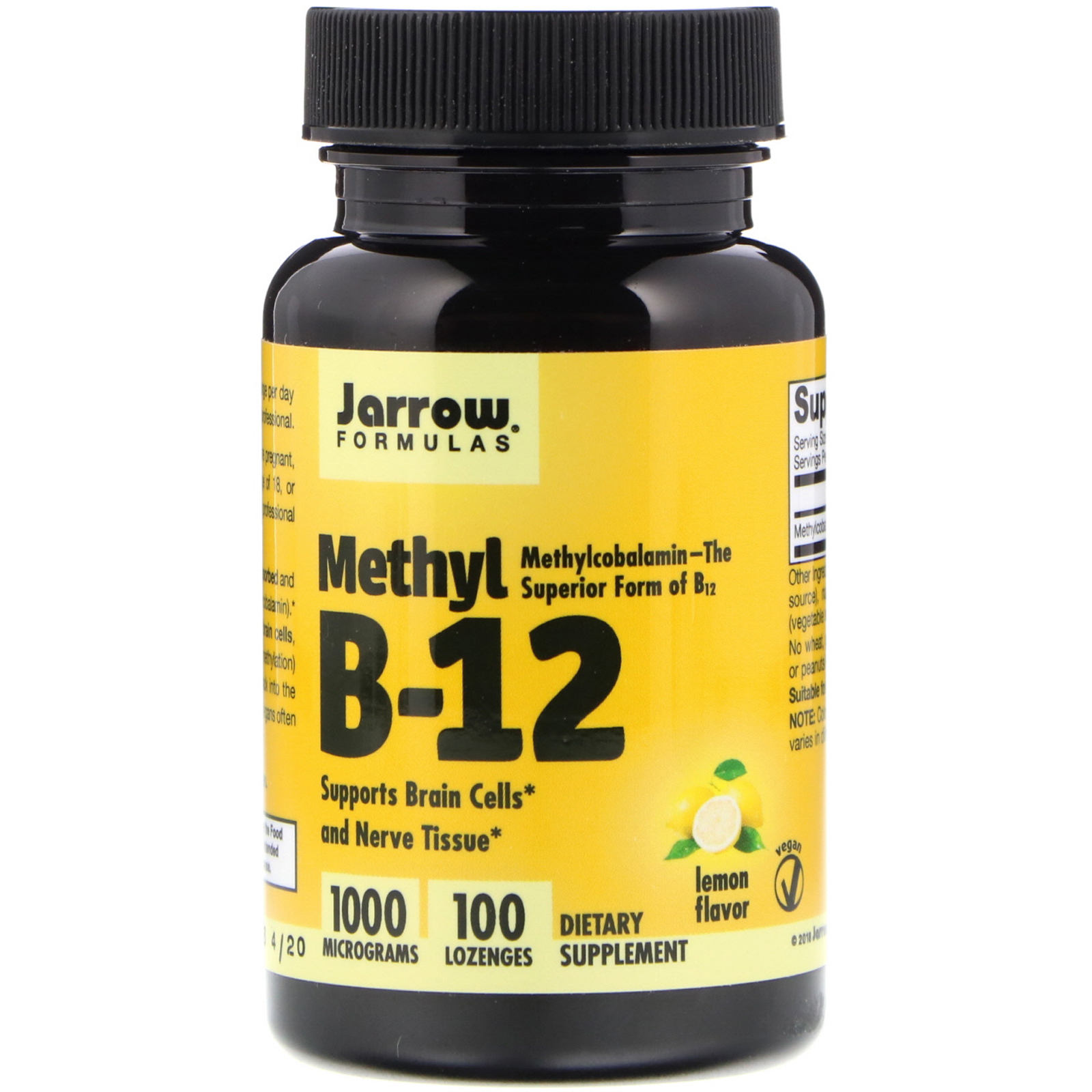 

Витамины и минералы Jarrow Formulas Methyl B-12 1000 мкг 100 капсул (444841)