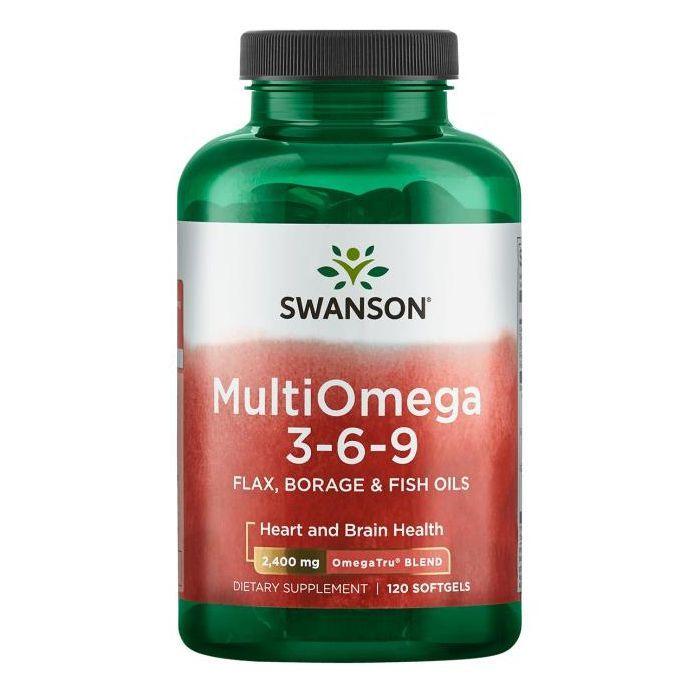 

Витамины и минералы Swanson EFAs MultiOmega 3-6-9 Flax Borage & Fish Oils 120 гель. капсул (445325)