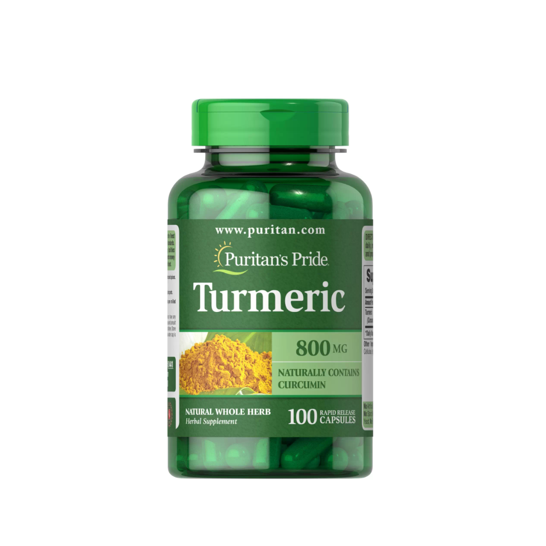 

Витамины и минералы Puritans Pride Turmeric 800 мг 100 капсул (445163)