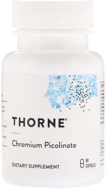 

Хром Пиколинат Thorne Research Chromium Picolinate 60 капсул (447408)