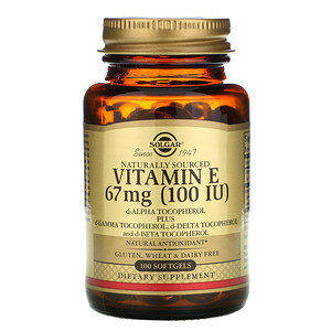 

Витамины и минералы Solgar Vitamin E 100 IU 100 капсул (445304)