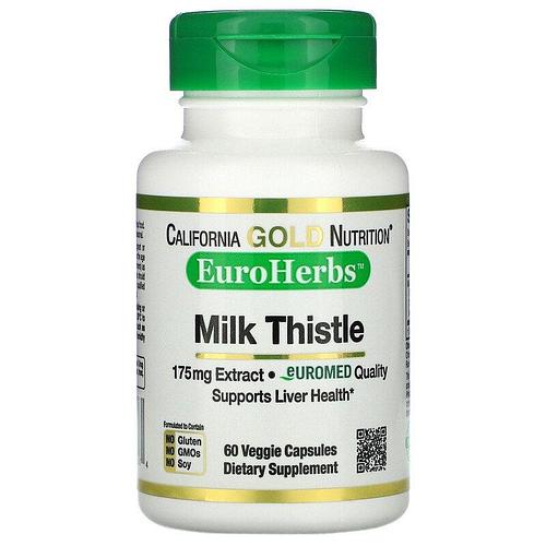 

Витамины и минералы California Gold Nutrition Milk Thistle Extract (175 мг) 60 капсул (444744)