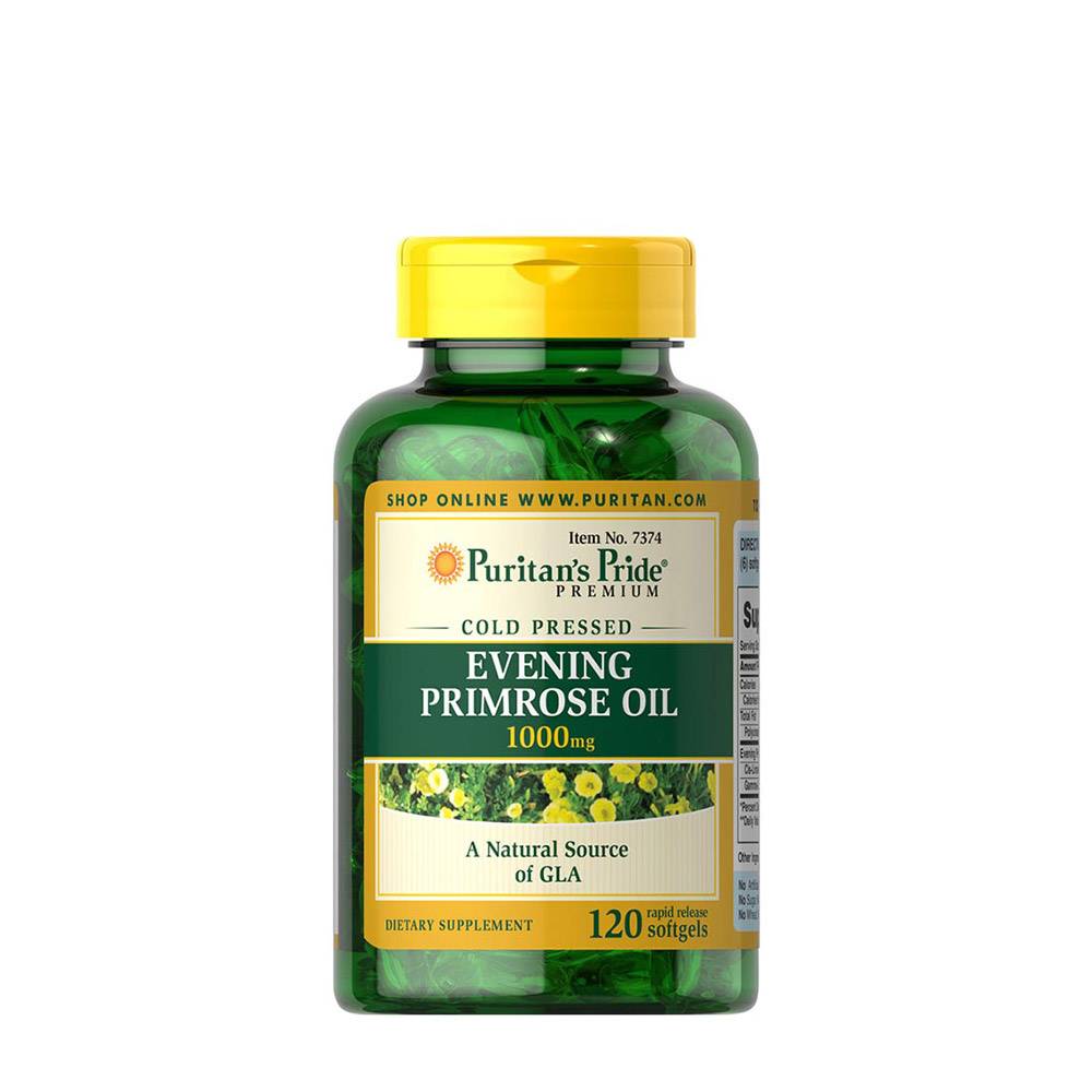 

Витамины и минералы Puritans Pride Evening Primrose Oil 1000 мг with GLA 120 гель. капсул (445055-2)