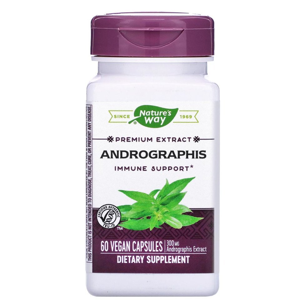 

Андрографис Стандартизированный Nature's Way Andrographis 60 капсул (444332)
