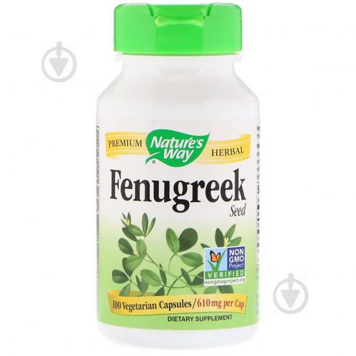 

Пажитник Nature's Way Fenugreek Seed 610 мг 100 капсул (446226)