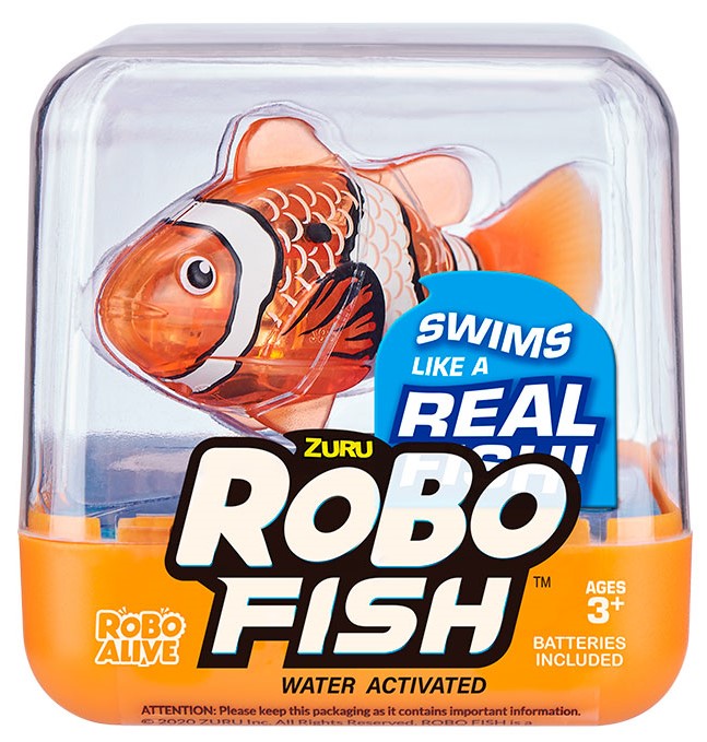 

Интерактивная игрушка Robo Alive Роборыбка оранжевая (7125SQ1-4)
