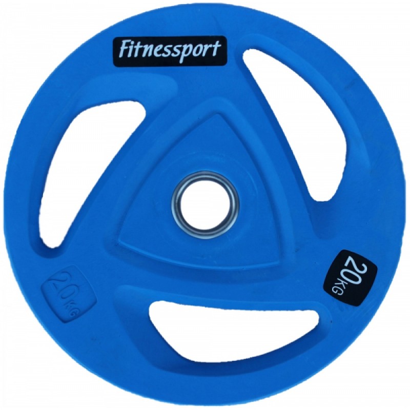 

Диск олимпийский для штанги Fitnessport 20 кг, код: 10229-S49