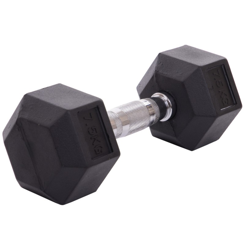 

Гантель цельная шестигранная Zelart 1х7,5кг, код: TA-2679-7_5-S52