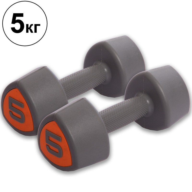 

Гантели для фитнеса Record профессиональные 2х5кг, код: TA-0930-5-S52