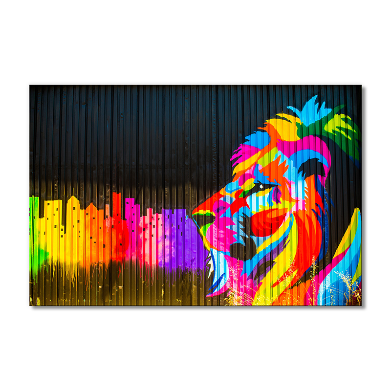 

Модульная картина Artel «Граффити - радужный лев» 1 модуль 60x90 см