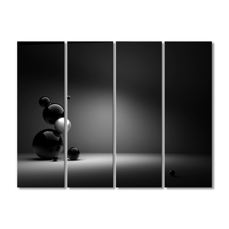 

Модульная картина Artel «Гравитация шаров» 4 модуля 60x90 см
