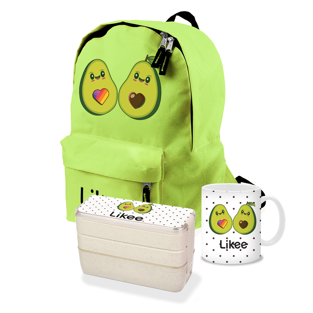 

Набор школьника Лайк Авокадо (Likee Avocado) (35507-1031-6) Салатовый