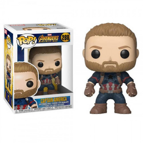 

Аниме фигурка Funko Pop "Avengers Marvel Capitan America Капитан Америка №288" 10 см из серии Марвел Мстители Фанко Поп