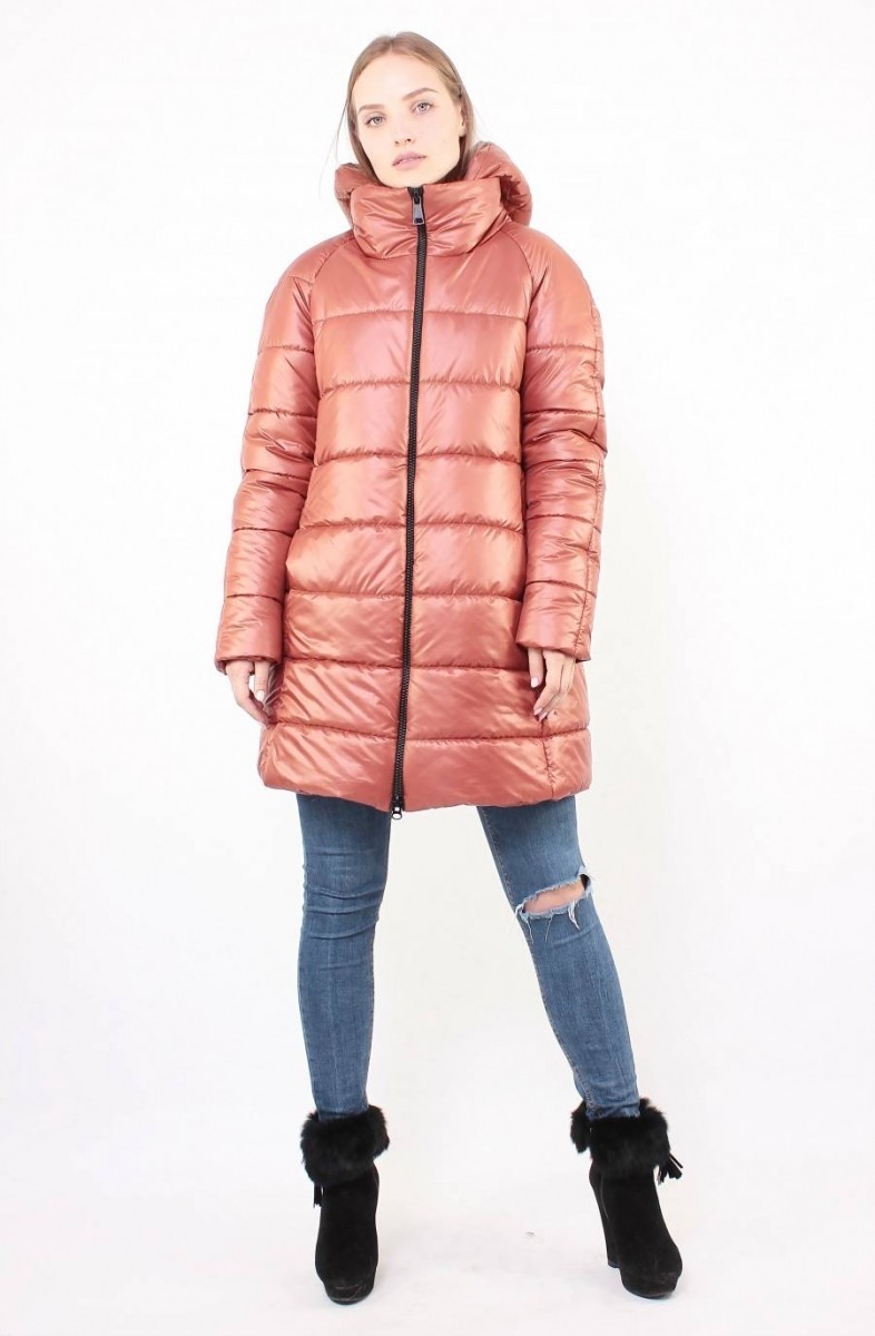 

Зимняя женская куртка. № 42, Murenna Furs цвет: Бронзовый размер 60