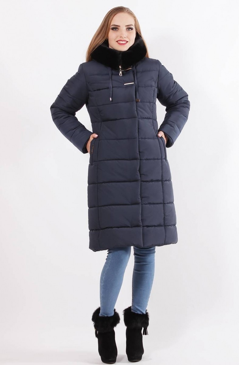 

Зимняя куртка К-35, цвет: Синий, Murenna Furs,размер 62
