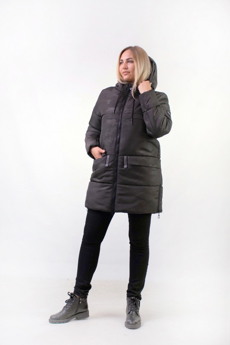 

Зимняя куртка к-64, цвет хаки, Murenna Furs, размер 50