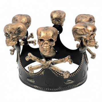 

Корона Король черепов New Halloween 18-1020BLK-BZ