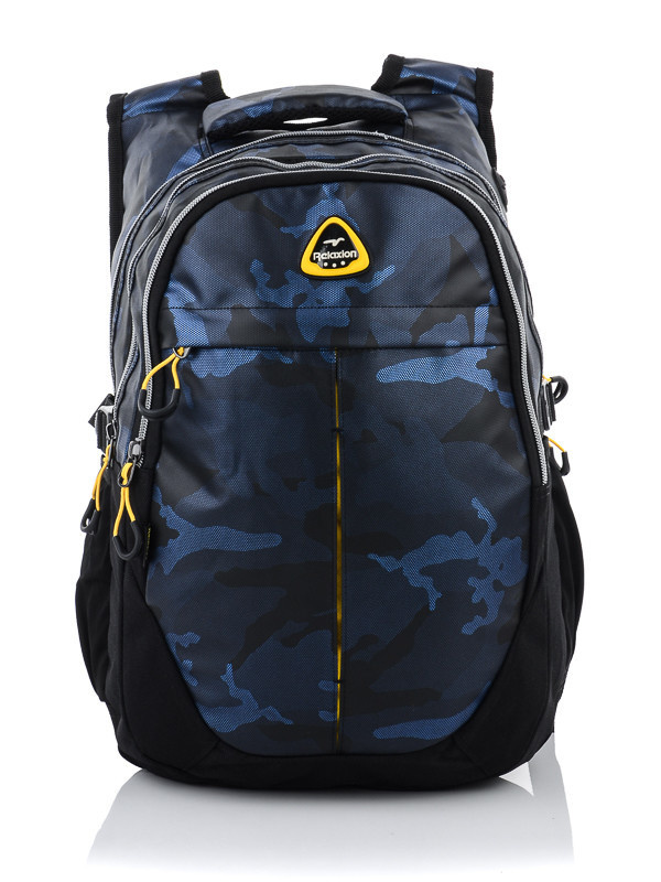 

Женские рюкзаки деми Prime 2235 blue-black Синий р.46x37x14