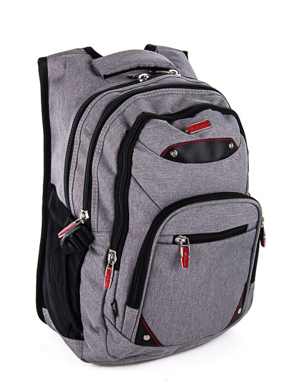 

Мужские рюкзаки деми Prime 2225 grey Серый р.45x35x20