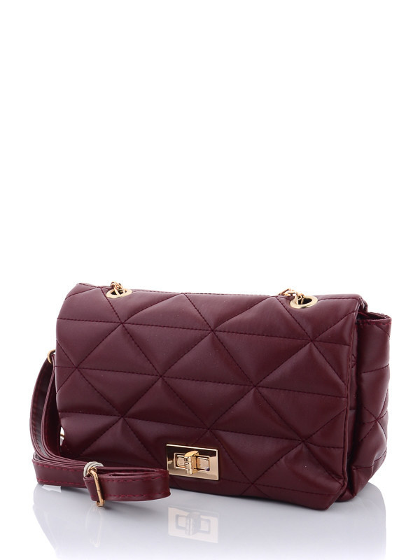 

Женские сумки деми Prime 1026-10 bordo Бордовый р.13x24x9