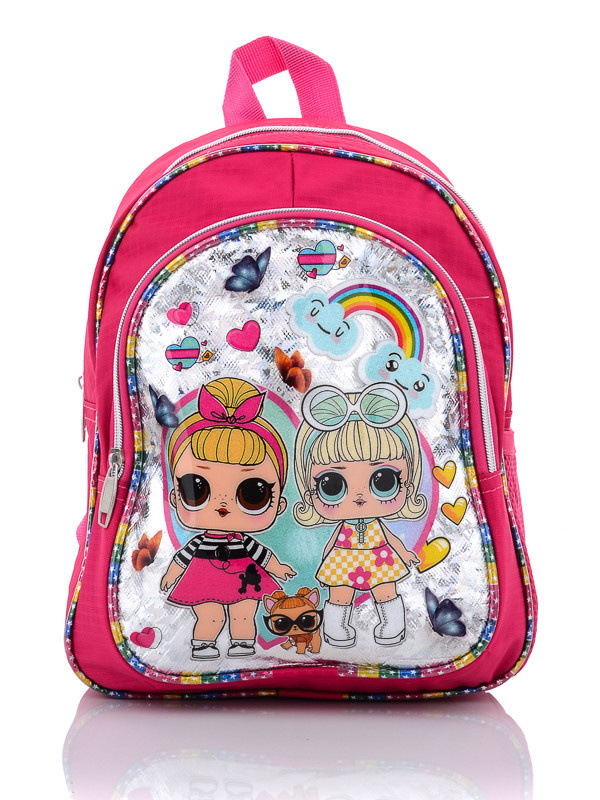 

Детские рюкзаки деми Prime 3395-1 pink для девочки Розовый р.32x25x11