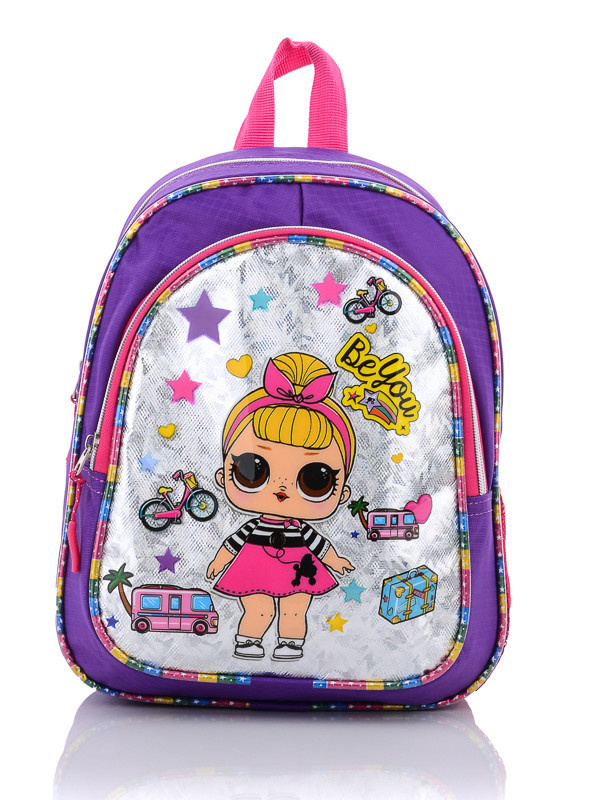 

Детские рюкзаки деми Prime 3395-6 violet для девочки Фиолетовый р.32x25x11