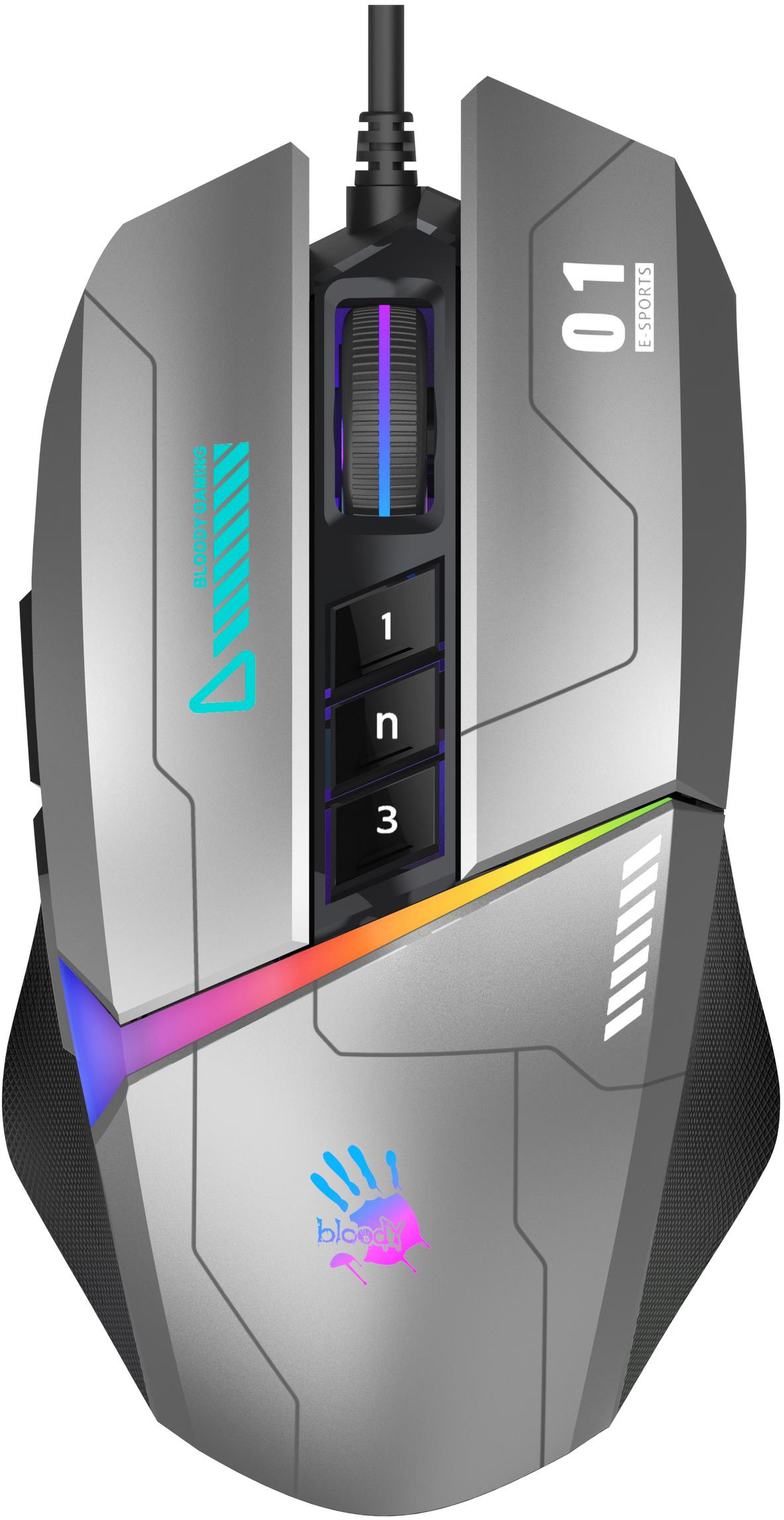 Мышь Bloody W60 Max Gun Grey (4711421963046) – отзывы покупателей | ROZETKA