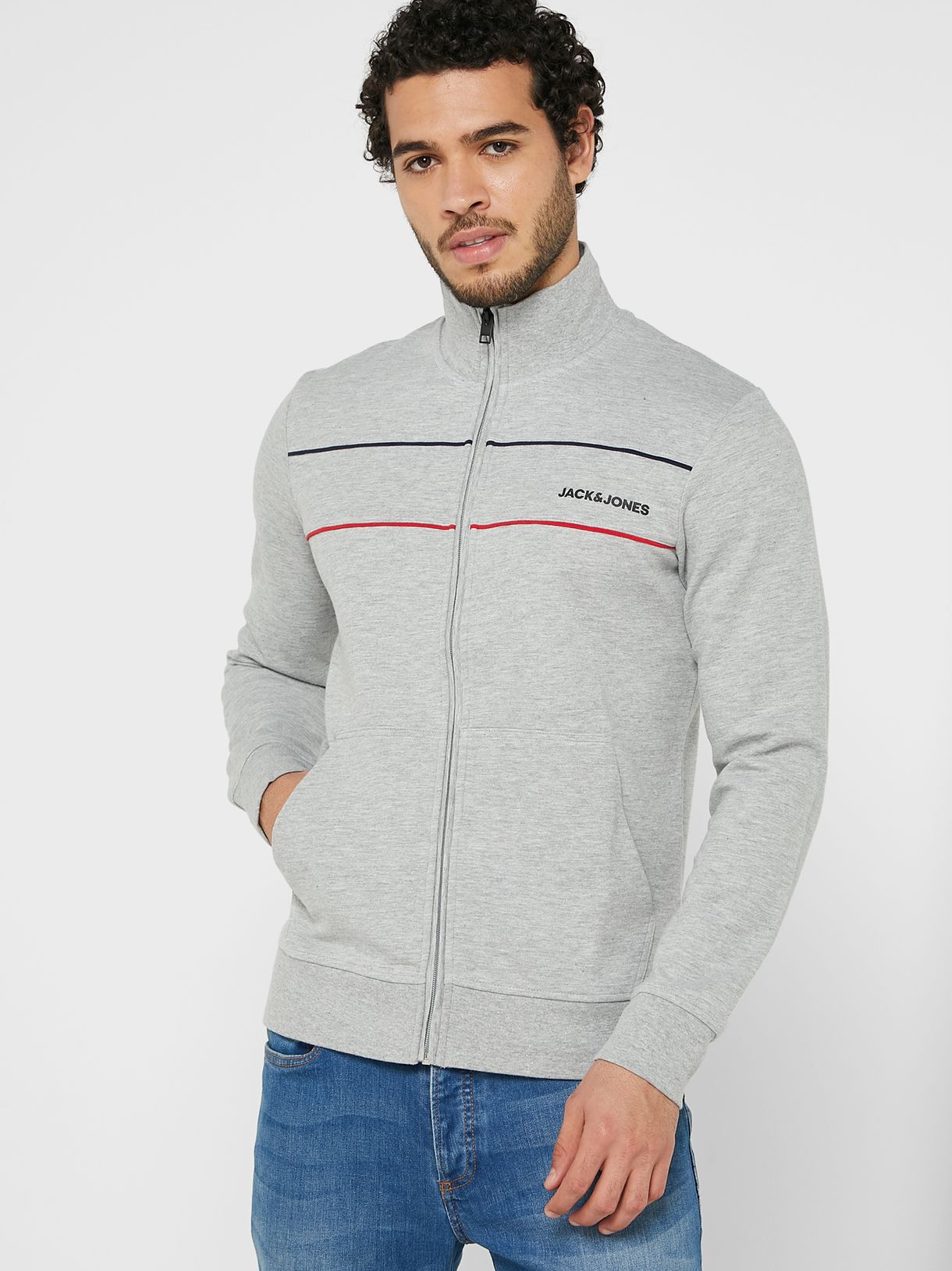 

Толстовка Jack & Jones 12189719 L Light grey melange