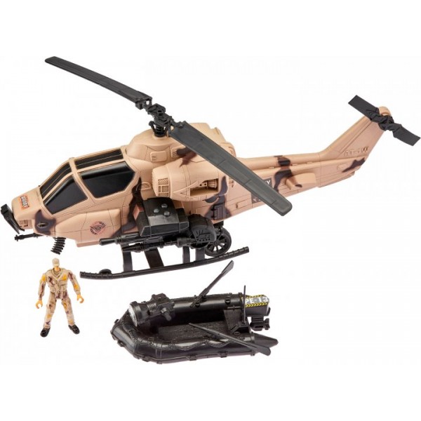 

Игровой набор Военный Вертолет Zipp Toys, Военная Техника "Z military team" со звуковыми и световыми эффектами + аксессуары, 47 см