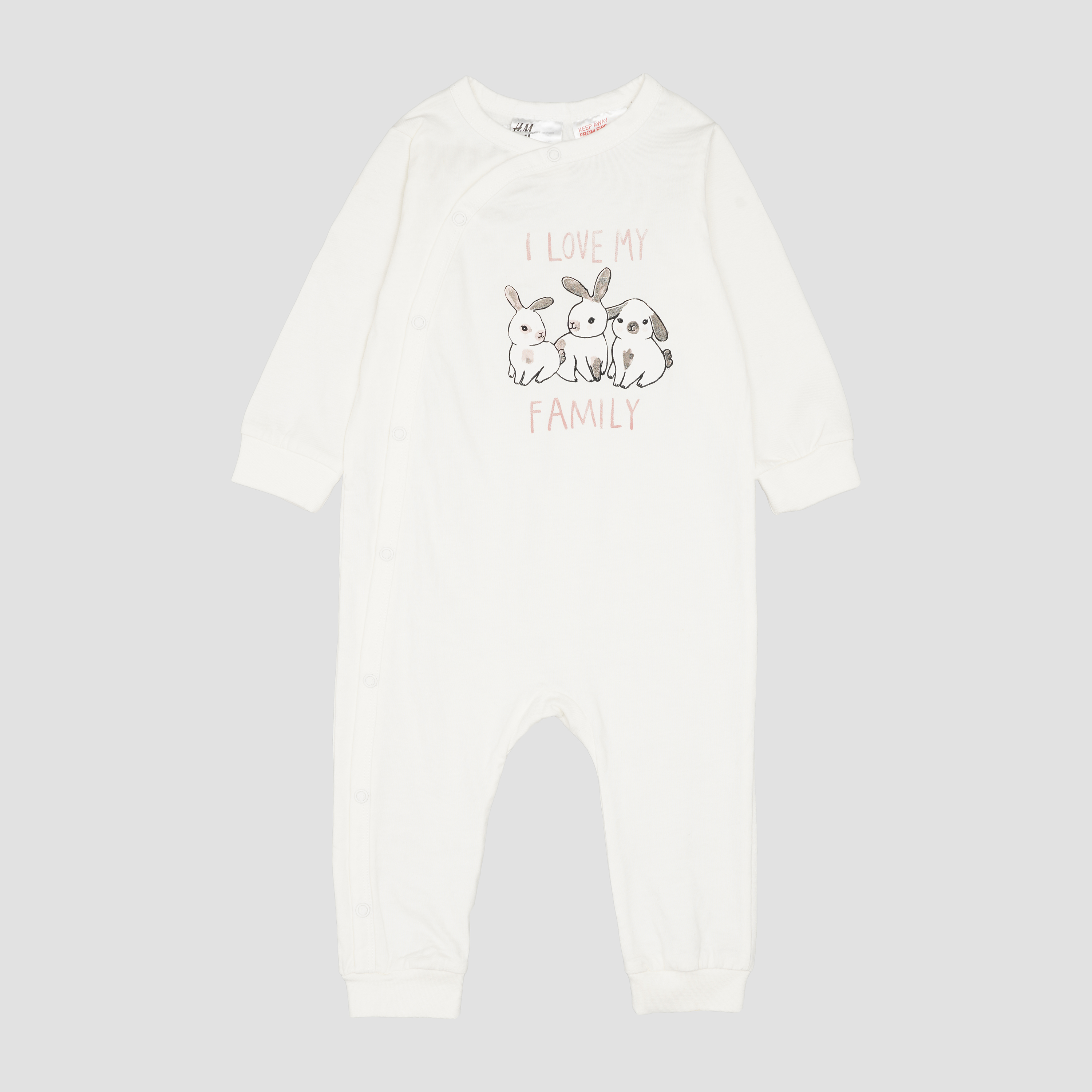 

Человечек H&M 1807-7691022 74 см Белый/Кролики (hm08481122942)