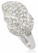 

Кольцо TN683. Серебро 925. Swarovski crystals, размер 17,18