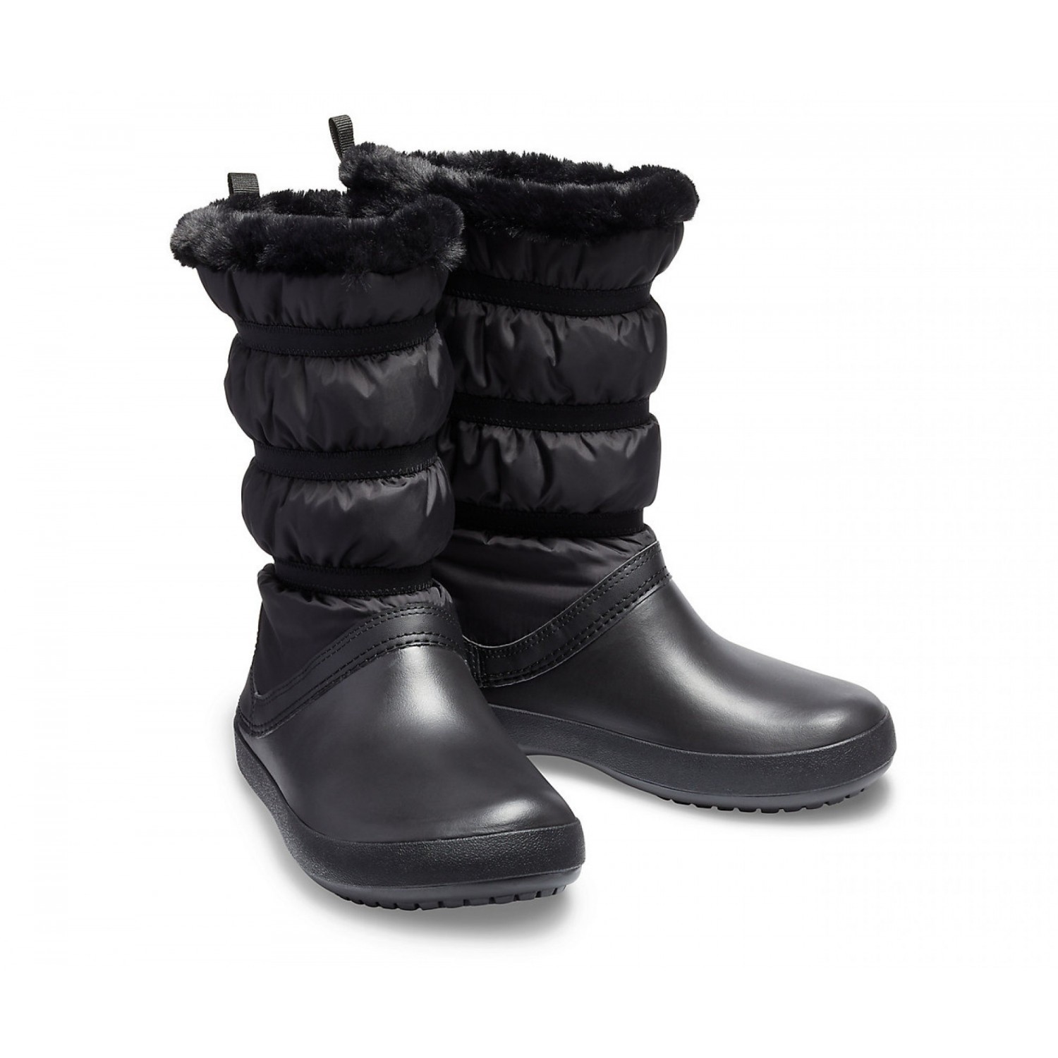

Зимние сапоги Crocs Crocband, W4, 34-35, черные